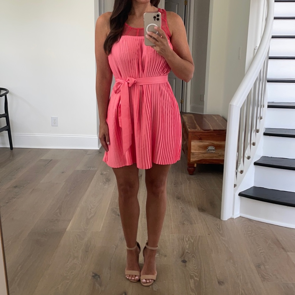 Pink Silk Dress - Wedding Guest - Special Occasion